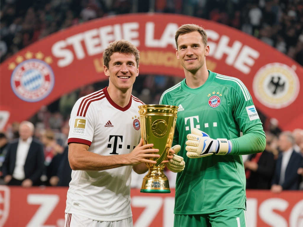 德甲冠军榜:穆勒13次封王领跑,诺伊尔12冠紧随其后 德甲冠军榜:穆勒13次封王领跑,诺伊尔12冠紧随其后